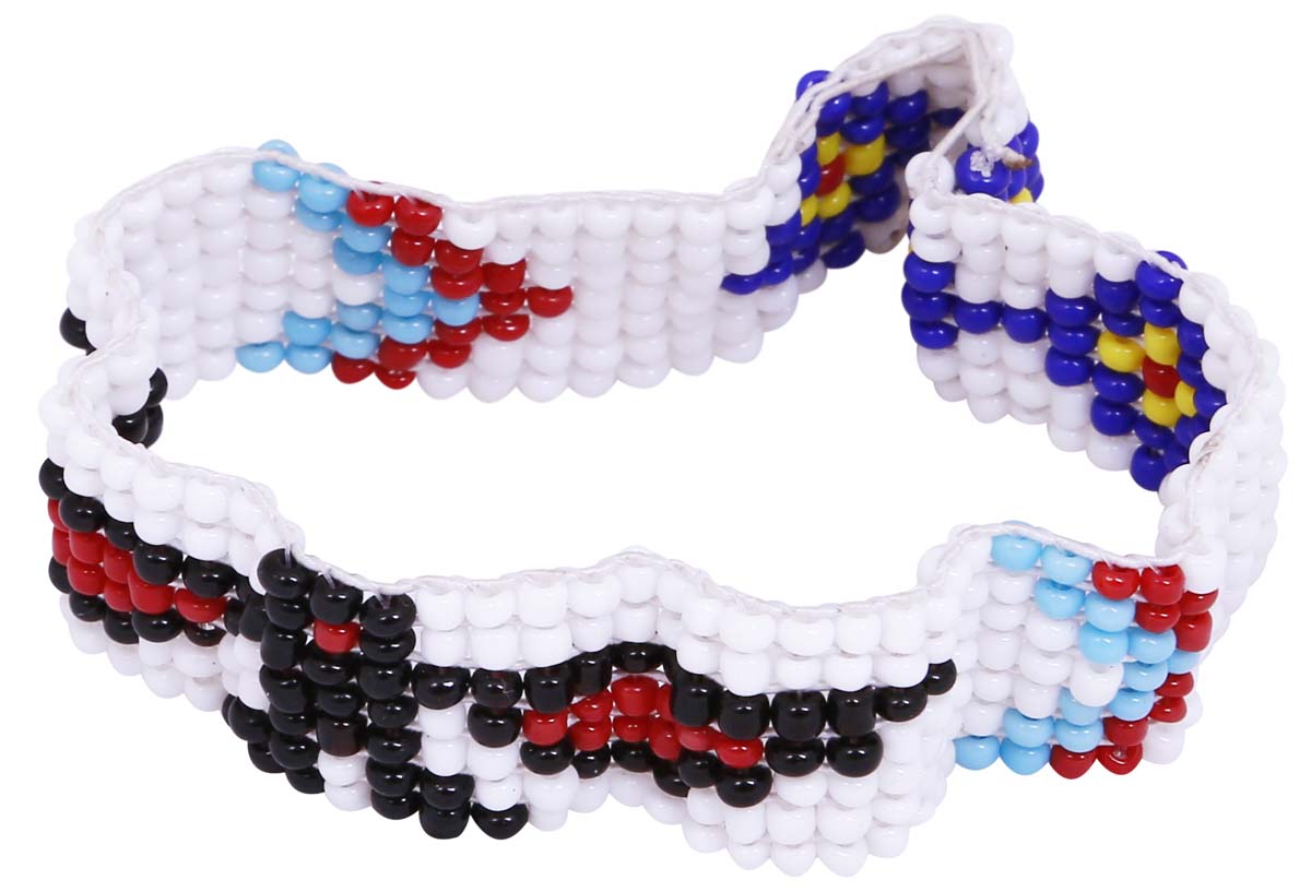 Source Hand Beaded Colorful Wrist Band/Bracelet in Bulk - Wholesale Wrist Band/Bracelet with Geometric Patterns - Women Fashion Jewelry & Accessories